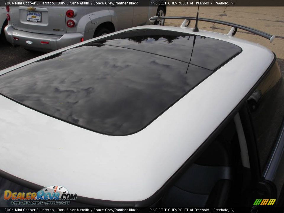 2004 Mini Cooper S Hardtop Dark Silver Metallic / Space Grey/Panther Black Photo #15