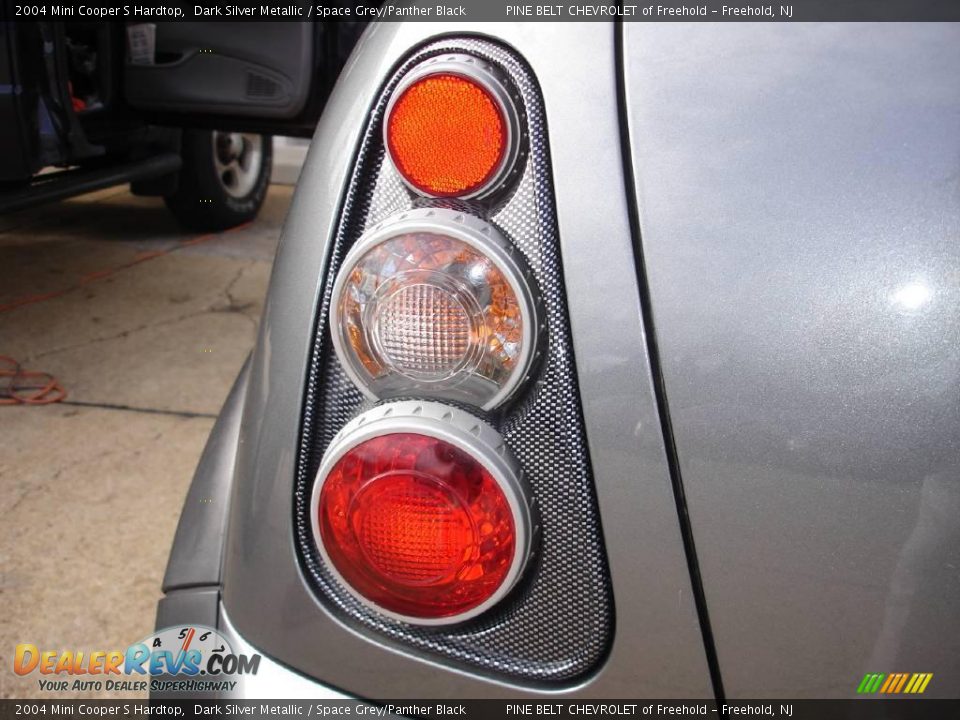2004 Mini Cooper S Hardtop Dark Silver Metallic / Space Grey/Panther Black Photo #18