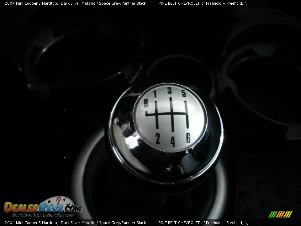 2004 Mini Cooper S Hardtop Dark Silver Metallic / Space Grey/Panther Black Photo #25