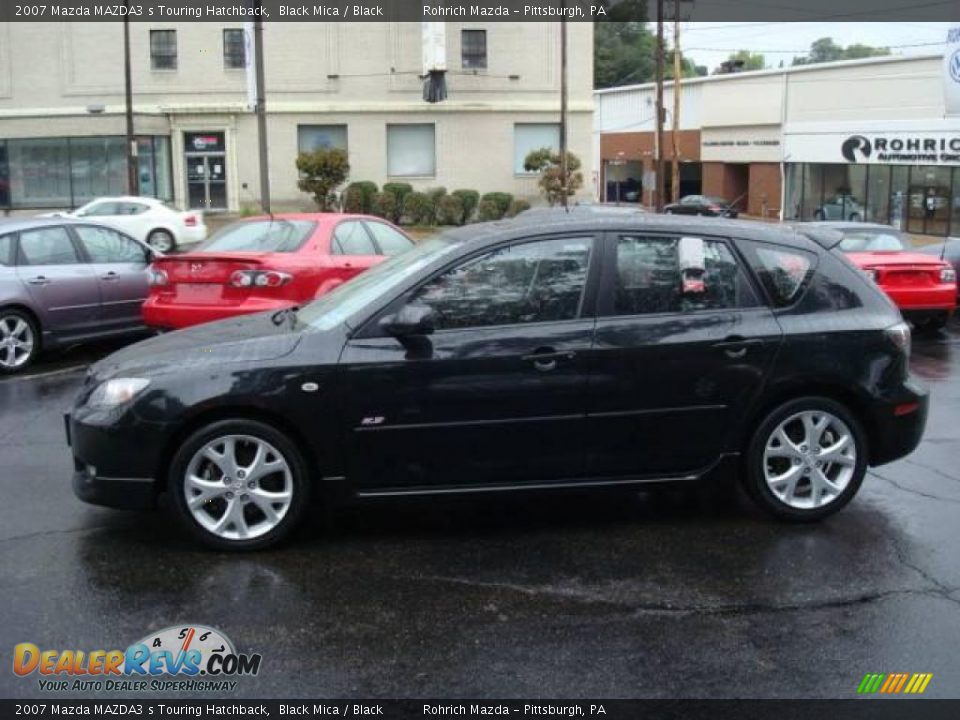 2007 Mazda MAZDA3 s Touring Hatchback Black Mica / Black Photo #2