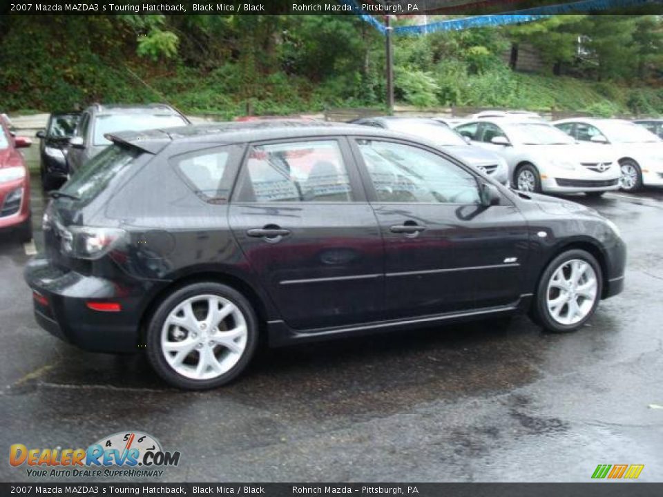 2007 Mazda MAZDA3 s Touring Hatchback Black Mica / Black Photo #6