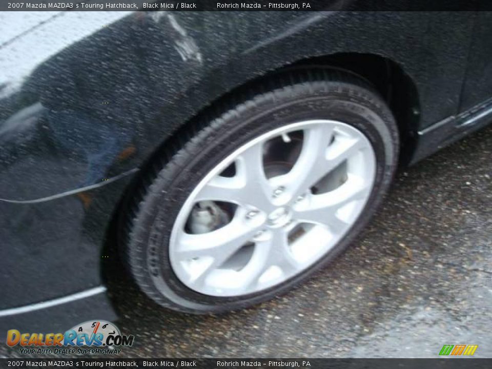 2007 Mazda MAZDA3 s Touring Hatchback Black Mica / Black Photo #9