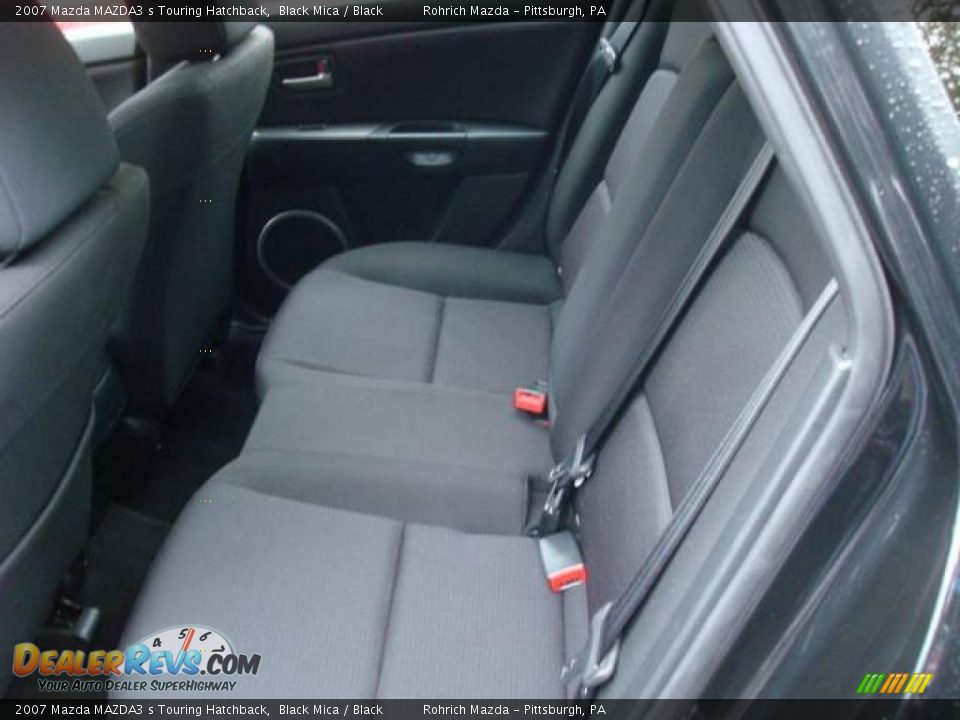 2007 Mazda MAZDA3 s Touring Hatchback Black Mica / Black Photo #11