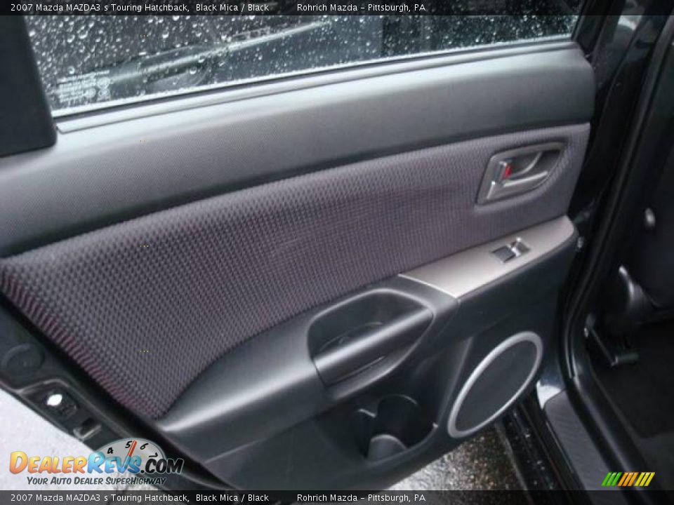 2007 Mazda MAZDA3 s Touring Hatchback Black Mica / Black Photo #13
