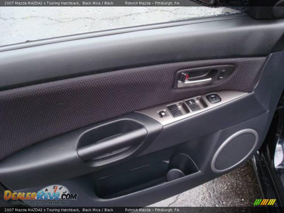 2007 Mazda MAZDA3 s Touring Hatchback Black Mica / Black Photo #14