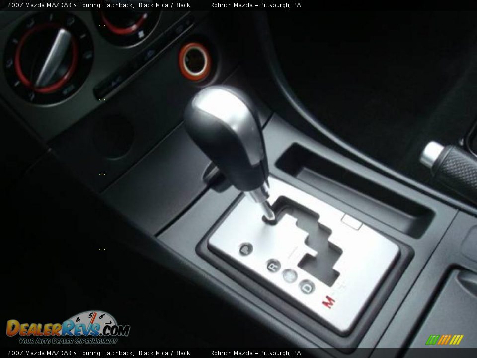 2007 Mazda MAZDA3 s Touring Hatchback Black Mica / Black Photo #16
