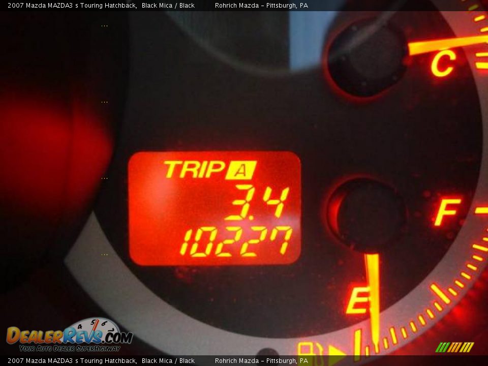 2007 Mazda MAZDA3 s Touring Hatchback Black Mica / Black Photo #20