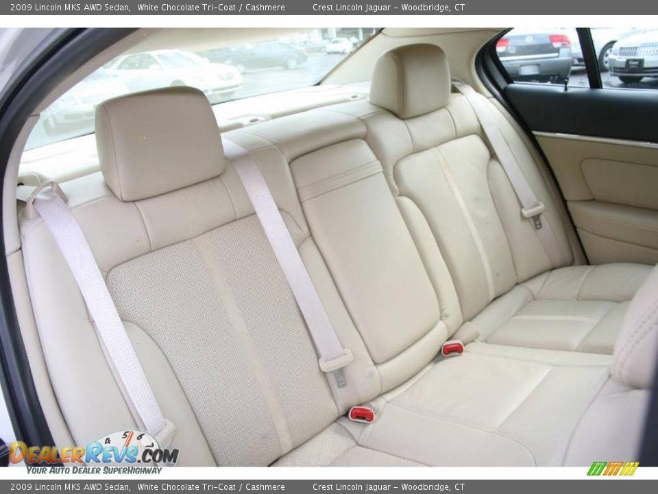 2009 Lincoln MKS AWD Sedan White Chocolate Tri-Coat / Cashmere Photo #14