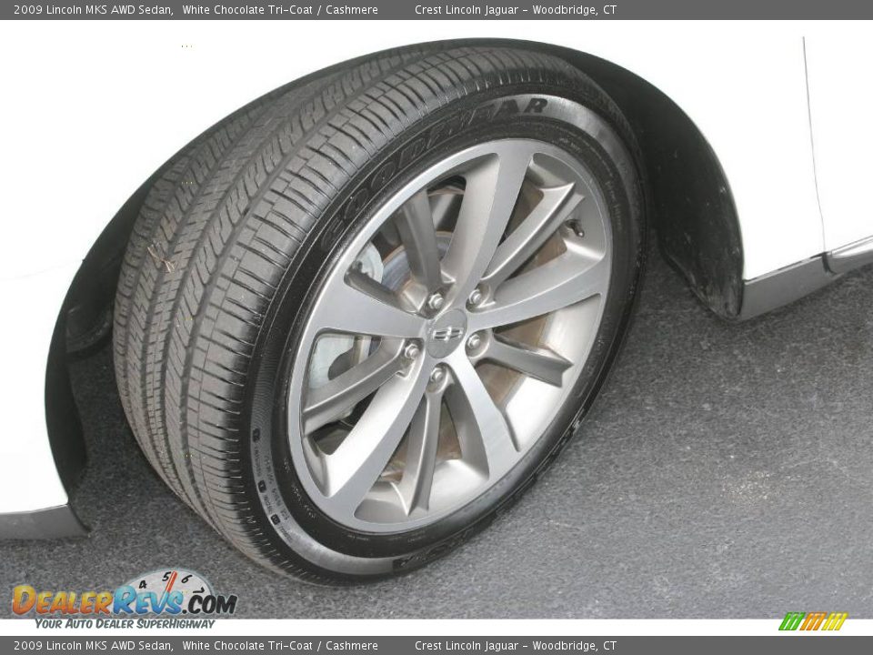 2009 Lincoln MKS AWD Sedan White Chocolate Tri-Coat / Cashmere Photo #15