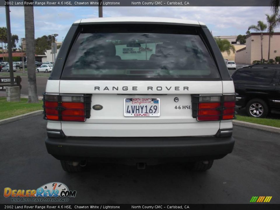 2002 Land Rover Range Rover 4.6 HSE Chawton White / Lightstone Photo #4