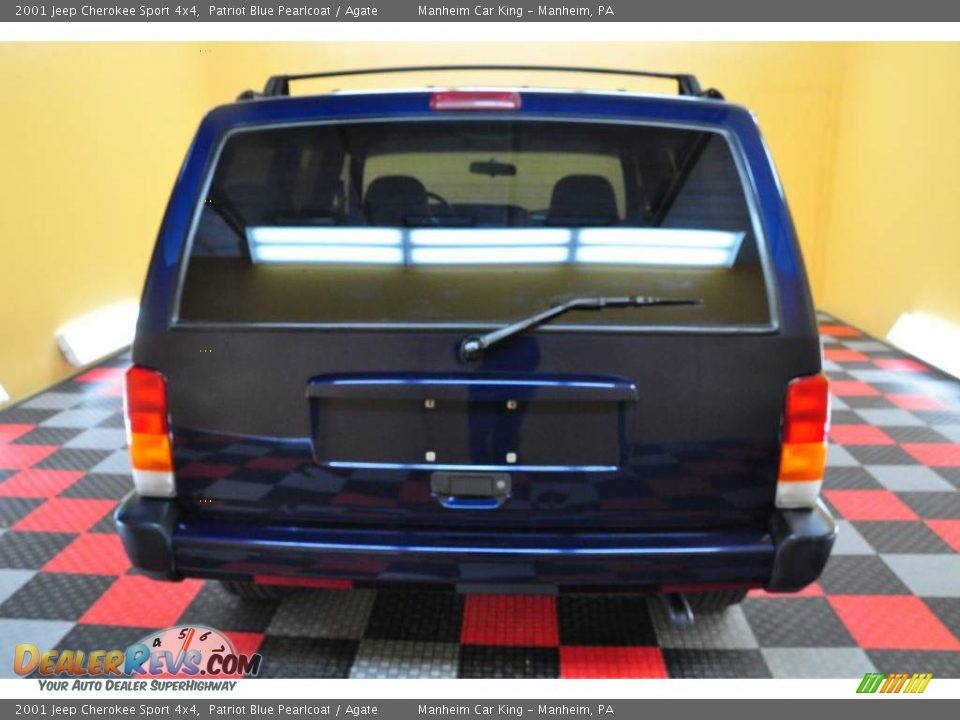 2001 Jeep Cherokee Sport 4x4 Patriot Blue Pearlcoat / Agate Photo #5