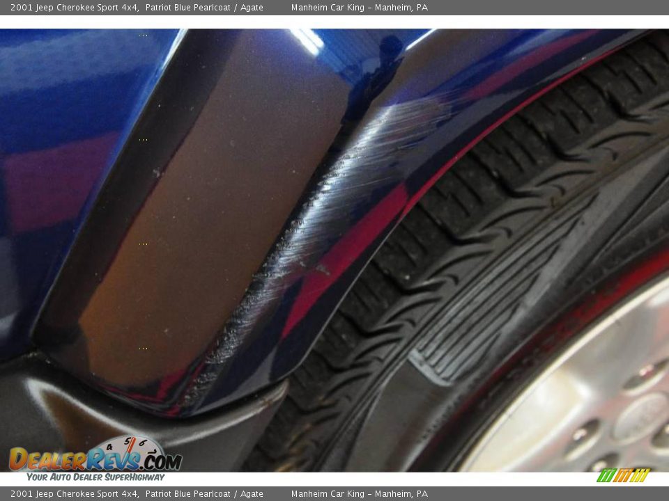 2001 Jeep Cherokee Sport 4x4 Patriot Blue Pearlcoat / Agate Photo #8