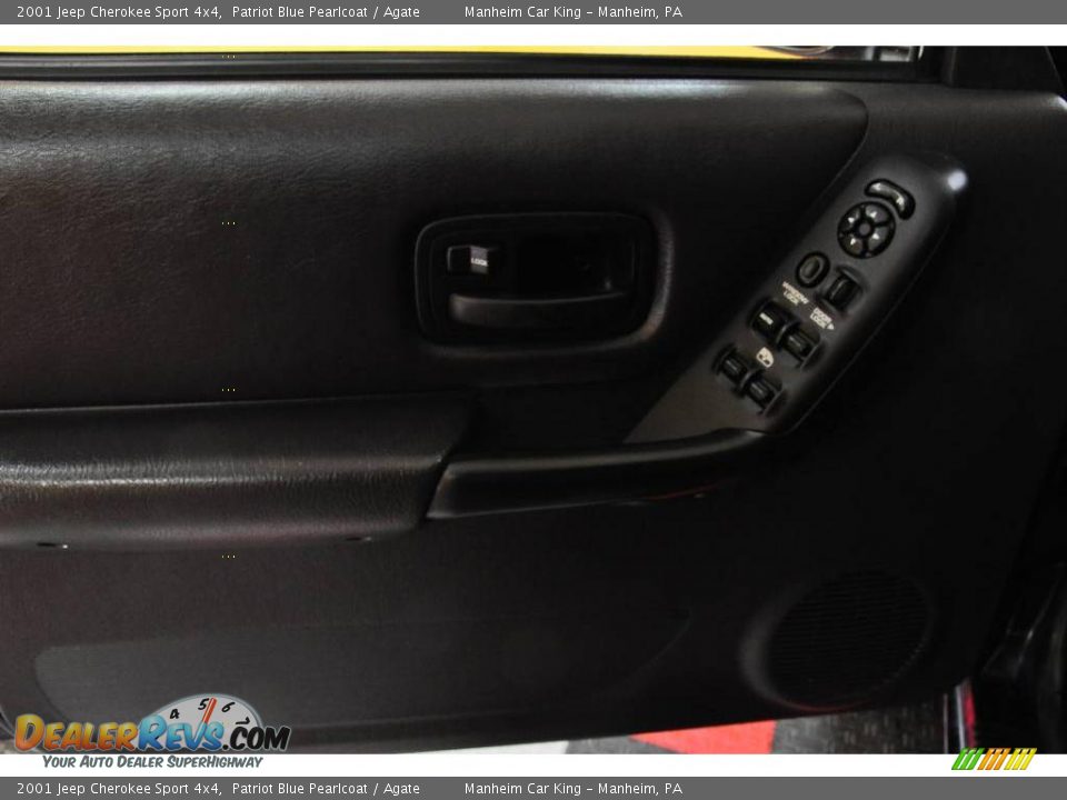 2001 Jeep Cherokee Sport 4x4 Patriot Blue Pearlcoat / Agate Photo #15