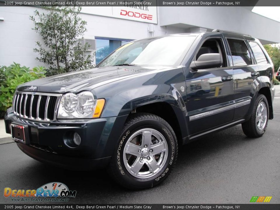 2005 Jeep Grand Cherokee Limited 4x4 Deep Beryl Green Pearl / Medium Slate Gray Photo #1