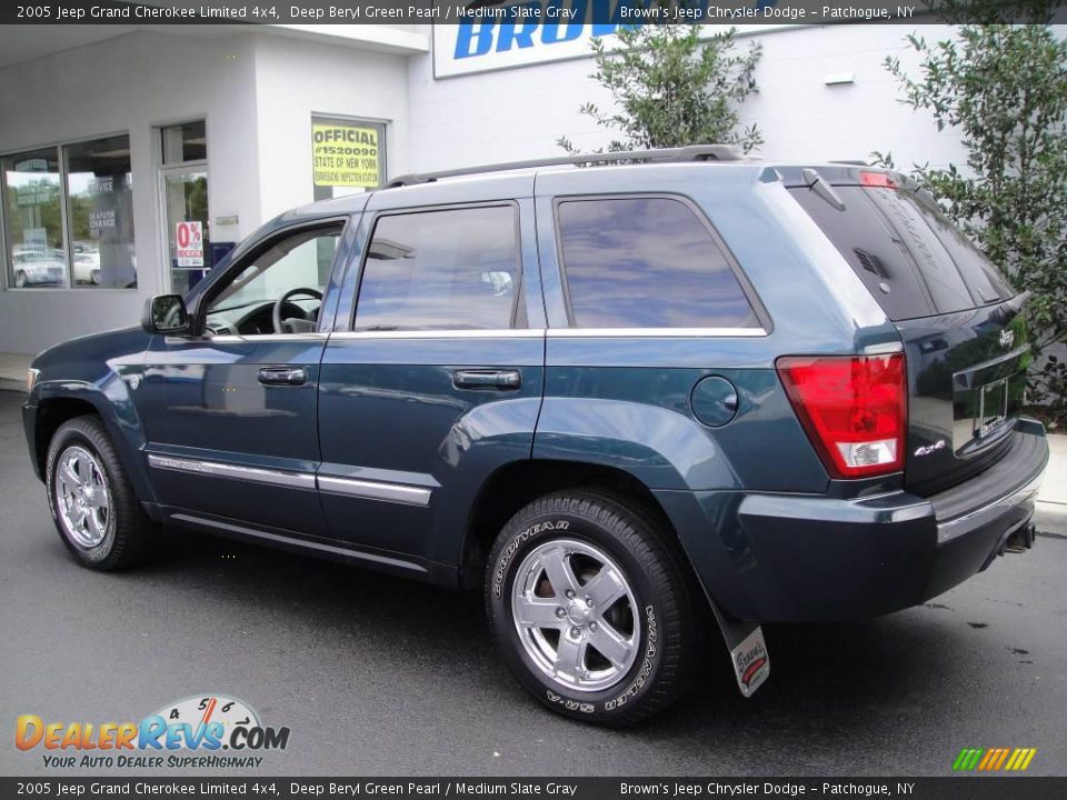 2005 Jeep Grand Cherokee Limited 4x4 Deep Beryl Green Pearl / Medium Slate Gray Photo #4