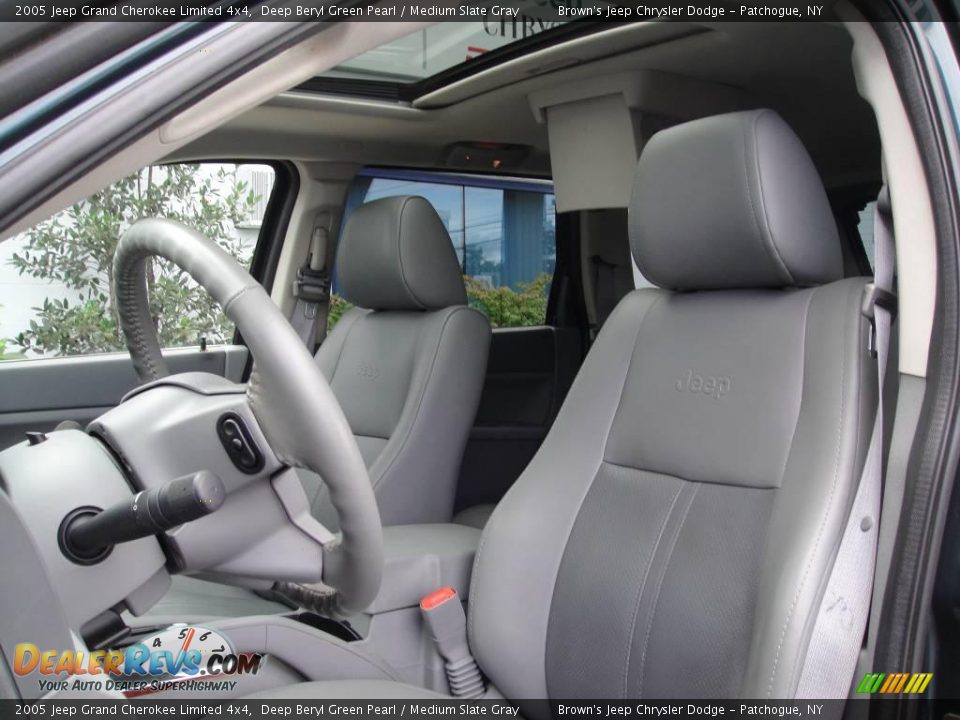 2005 Jeep Grand Cherokee Limited 4x4 Deep Beryl Green Pearl / Medium Slate Gray Photo #9
