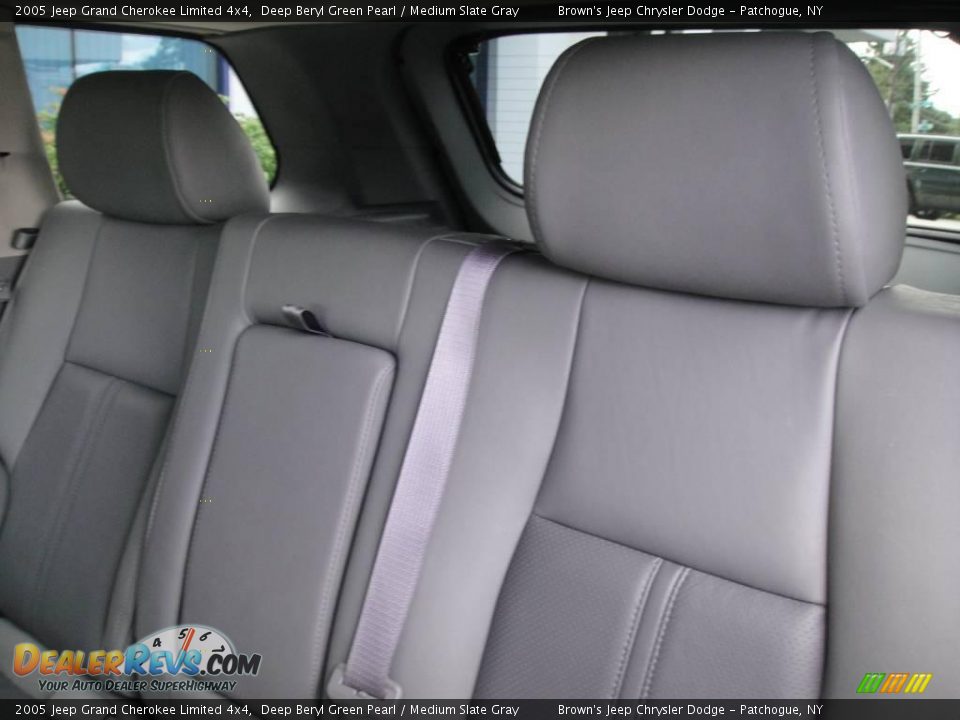 2005 Jeep Grand Cherokee Limited 4x4 Deep Beryl Green Pearl / Medium Slate Gray Photo #12