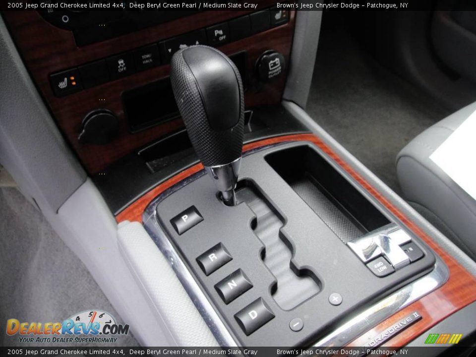 2005 Jeep Grand Cherokee Limited 4x4 Deep Beryl Green Pearl / Medium Slate Gray Photo #14