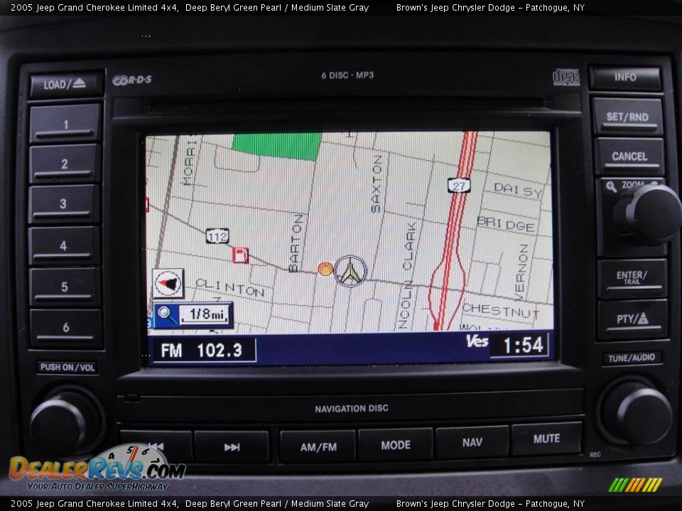 2005 Jeep Grand Cherokee Limited 4x4 Deep Beryl Green Pearl / Medium Slate Gray Photo #15