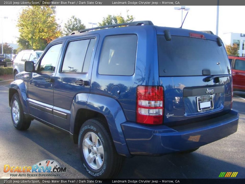 2010 Jeep Liberty Sport Deep Water Blue Pearl / Dark Slate Gray Photo #2