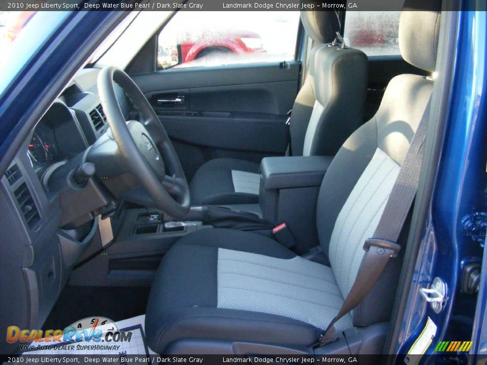 2010 Jeep Liberty Sport Deep Water Blue Pearl / Dark Slate Gray Photo #6
