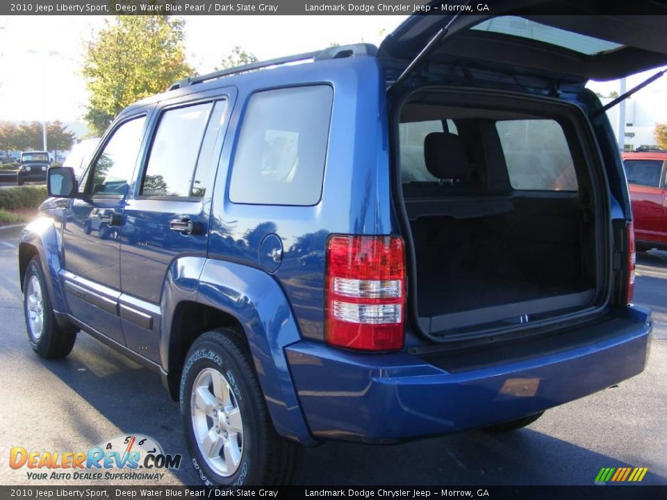2010 Jeep Liberty Sport Deep Water Blue Pearl / Dark Slate Gray Photo #8