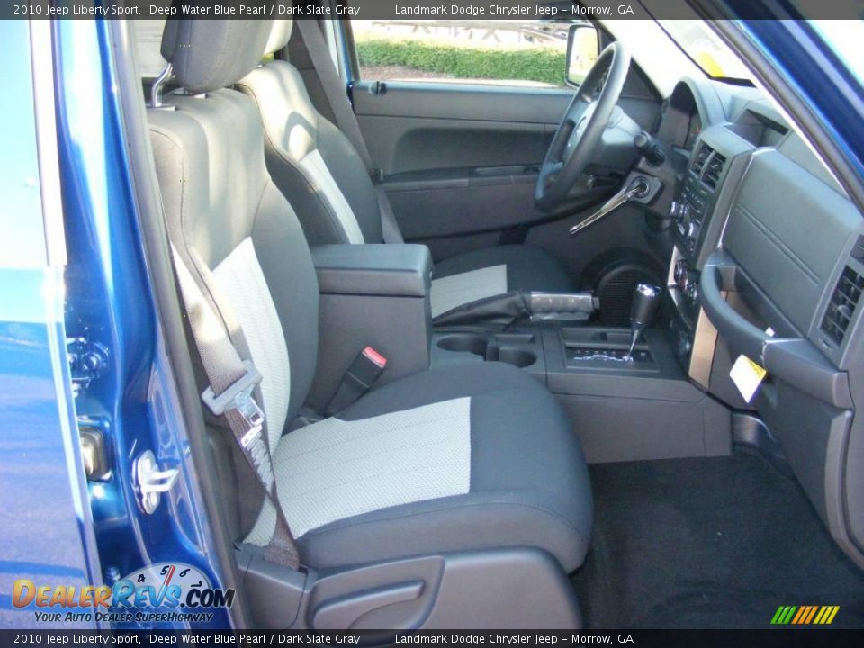 2010 Jeep Liberty Sport Deep Water Blue Pearl / Dark Slate Gray Photo #10