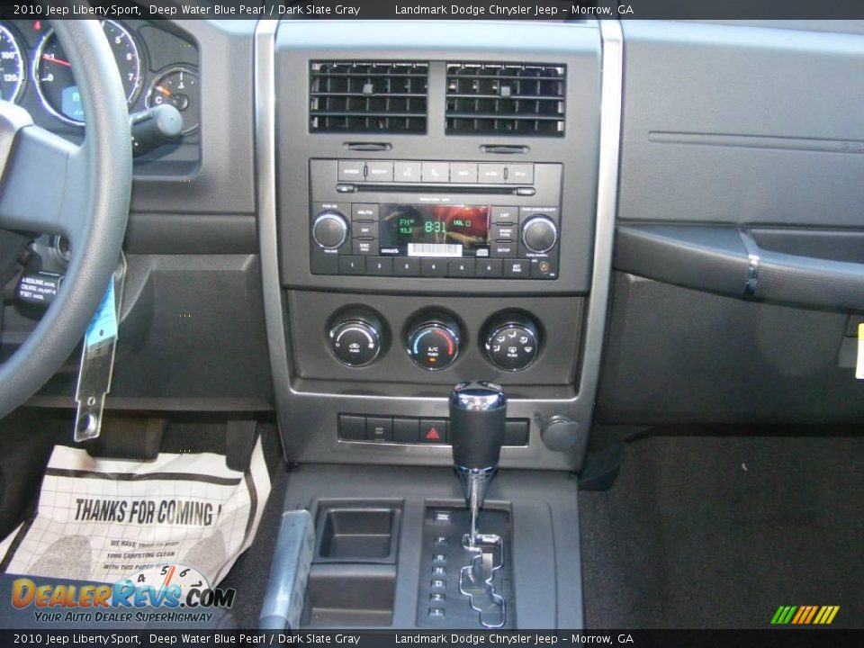 2010 Jeep Liberty Sport Deep Water Blue Pearl / Dark Slate Gray Photo #11