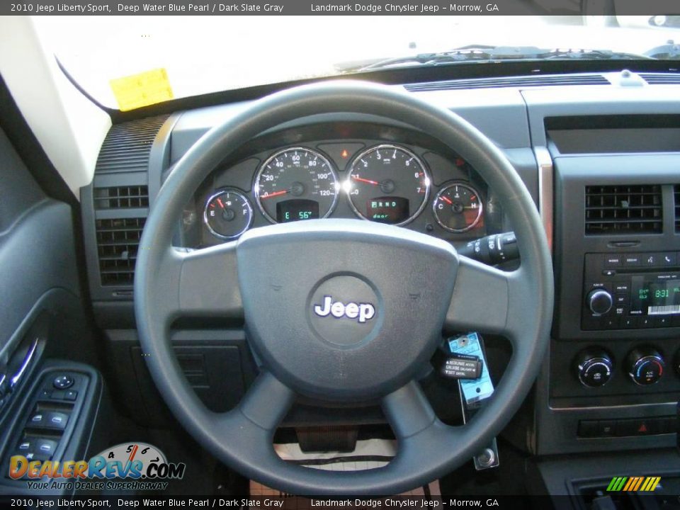 2010 Jeep Liberty Sport Deep Water Blue Pearl / Dark Slate Gray Photo #12