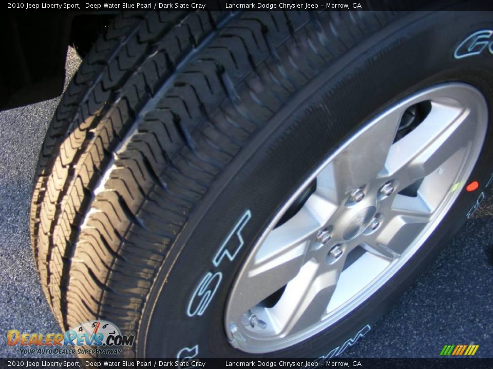 2010 Jeep Liberty Sport Deep Water Blue Pearl / Dark Slate Gray Photo #14