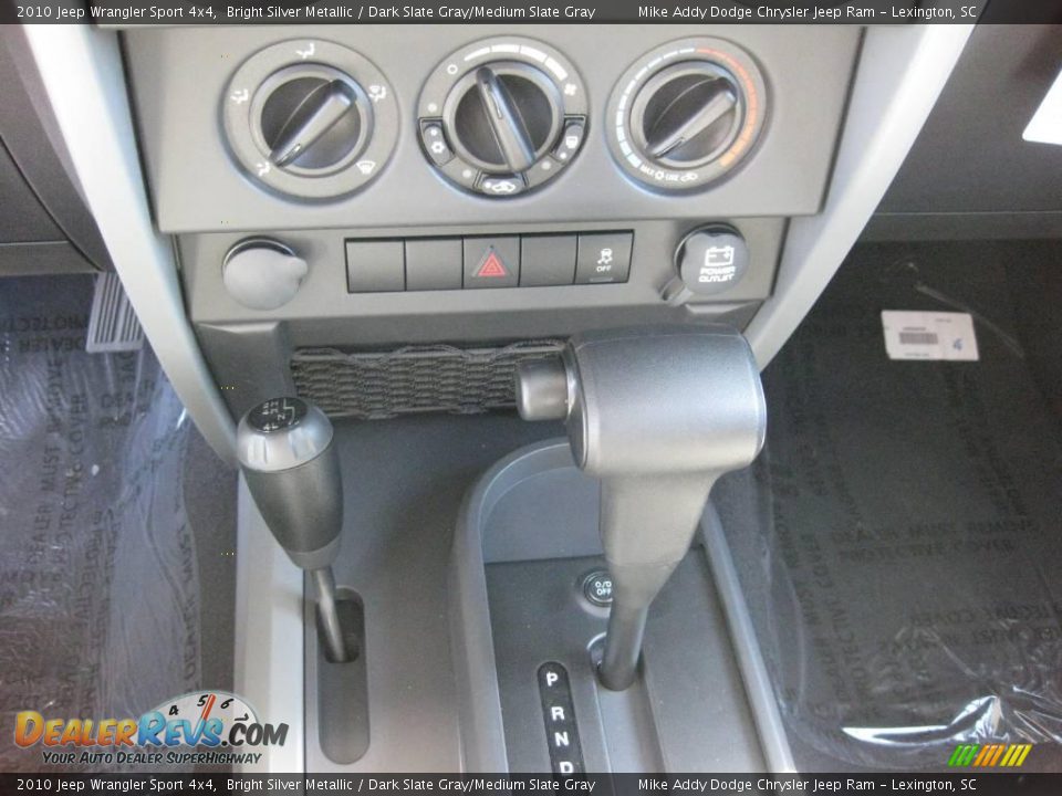 2010 Jeep Wrangler Sport 4x4 Bright Silver Metallic / Dark Slate Gray/Medium Slate Gray Photo #7
