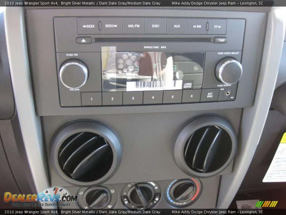 2010 Jeep Wrangler Sport 4x4 Bright Silver Metallic / Dark Slate Gray/Medium Slate Gray Photo #8