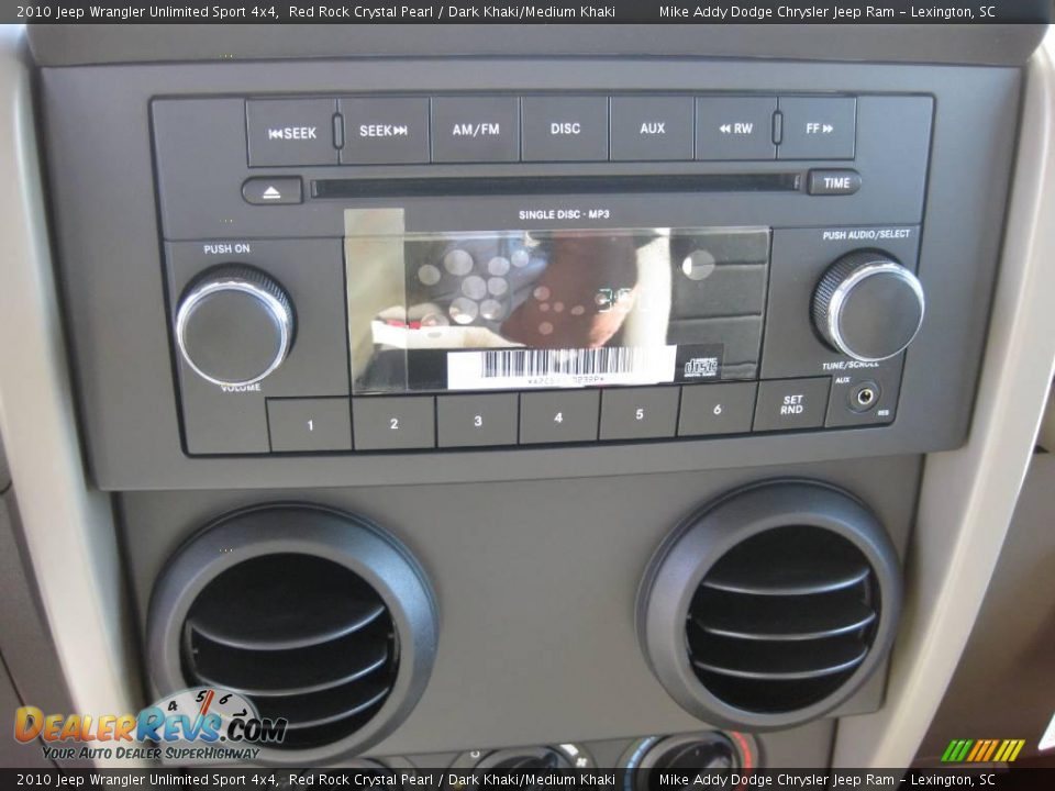 2010 Jeep Wrangler Unlimited Sport 4x4 Red Rock Crystal Pearl / Dark Khaki/Medium Khaki Photo #8