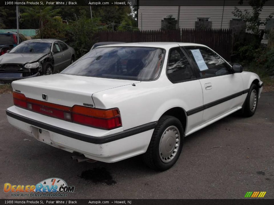 1988 Honda Prelude Si Polar White / Black Photo #5