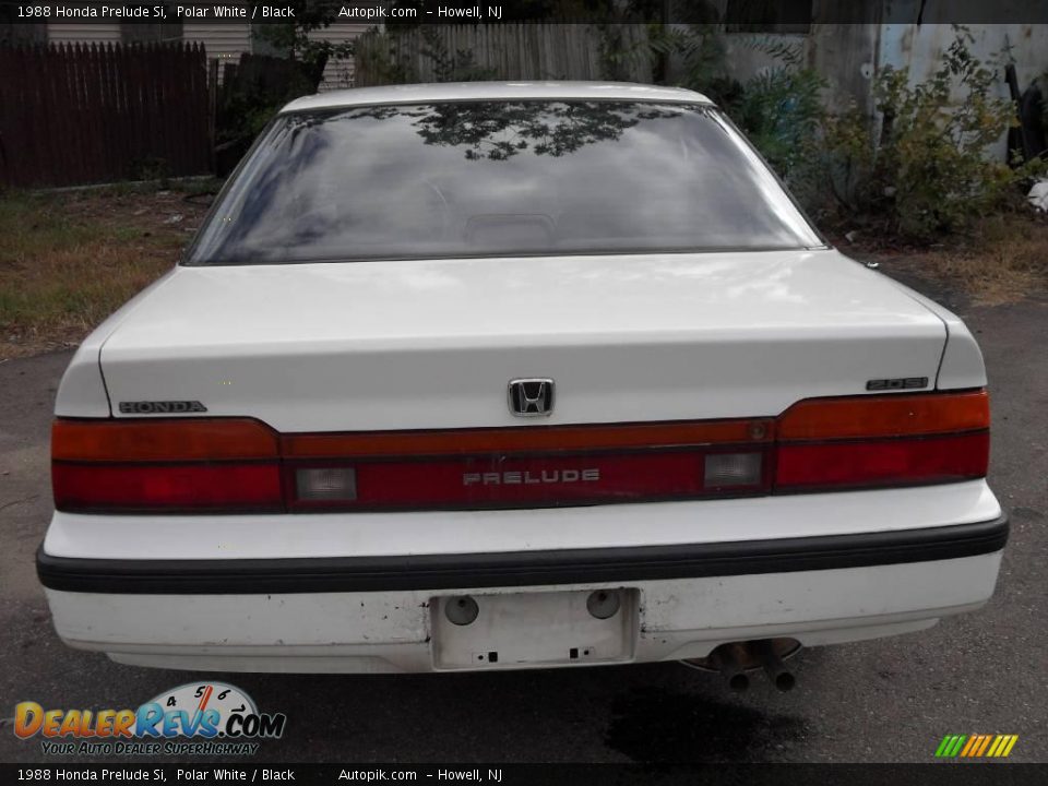 1988 Honda Prelude Si Polar White / Black Photo #6