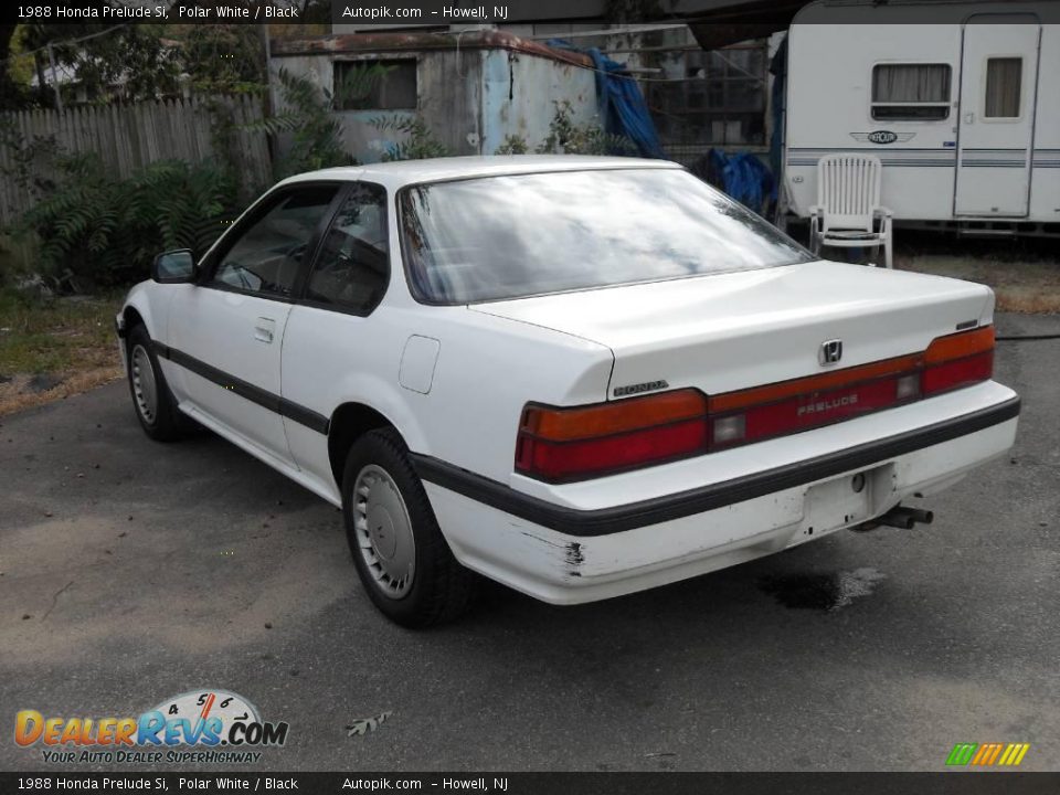 1988 Honda Prelude Si Polar White / Black Photo #7