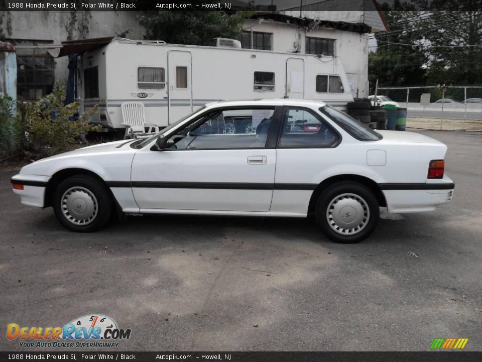 1988 Honda Prelude Si Polar White / Black Photo #8
