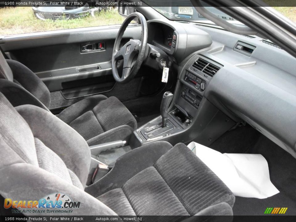 1988 Honda Prelude Si Polar White / Black Photo #10