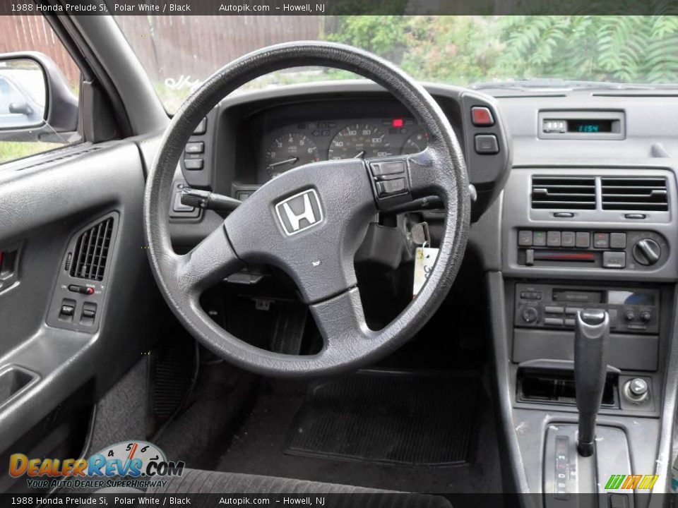 1988 Honda Prelude Si Polar White / Black Photo #13