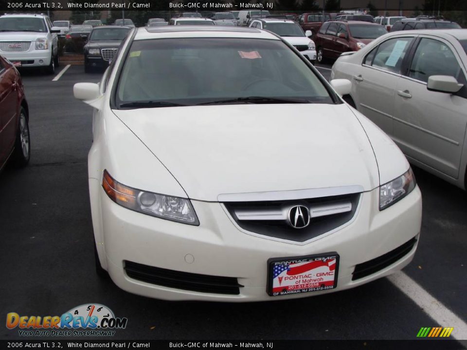 2006 Acura TL 3.2 White Diamond Pearl / Camel Photo #2