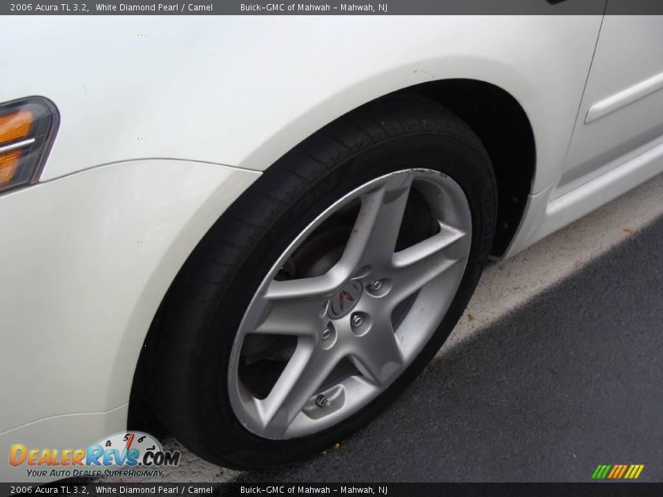 2006 Acura TL 3.2 White Diamond Pearl / Camel Photo #8