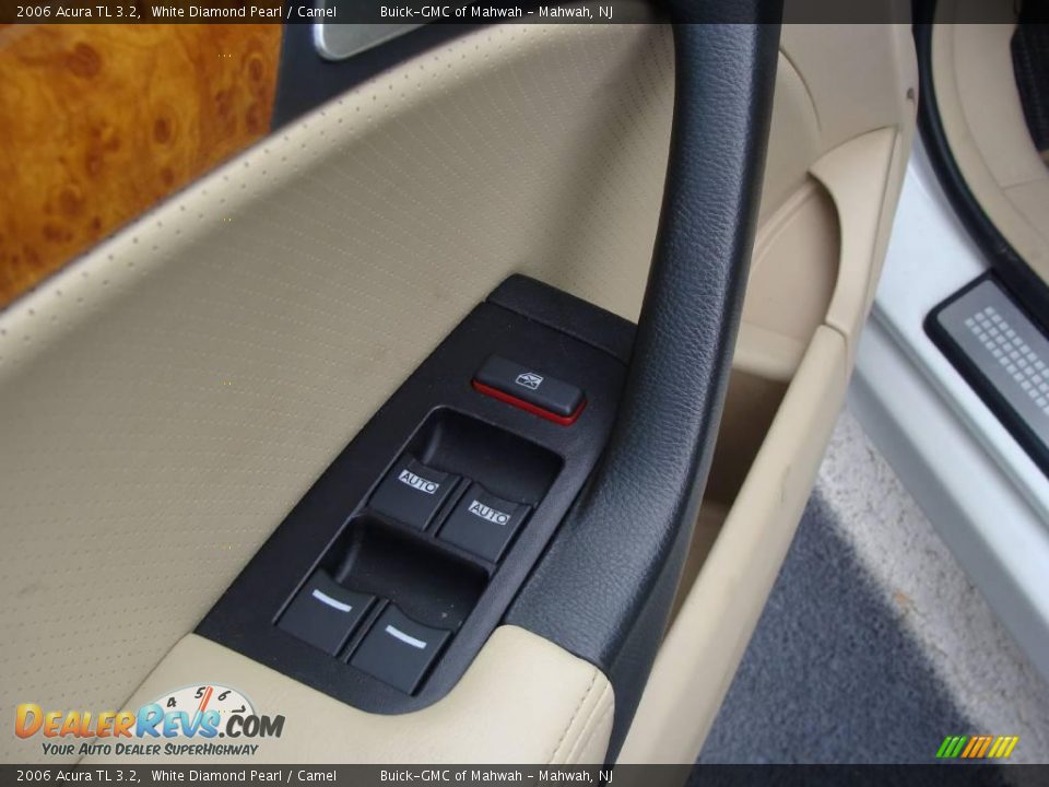 2006 Acura TL 3.2 White Diamond Pearl / Camel Photo #10