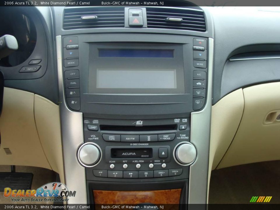 2006 Acura TL 3.2 White Diamond Pearl / Camel Photo #20
