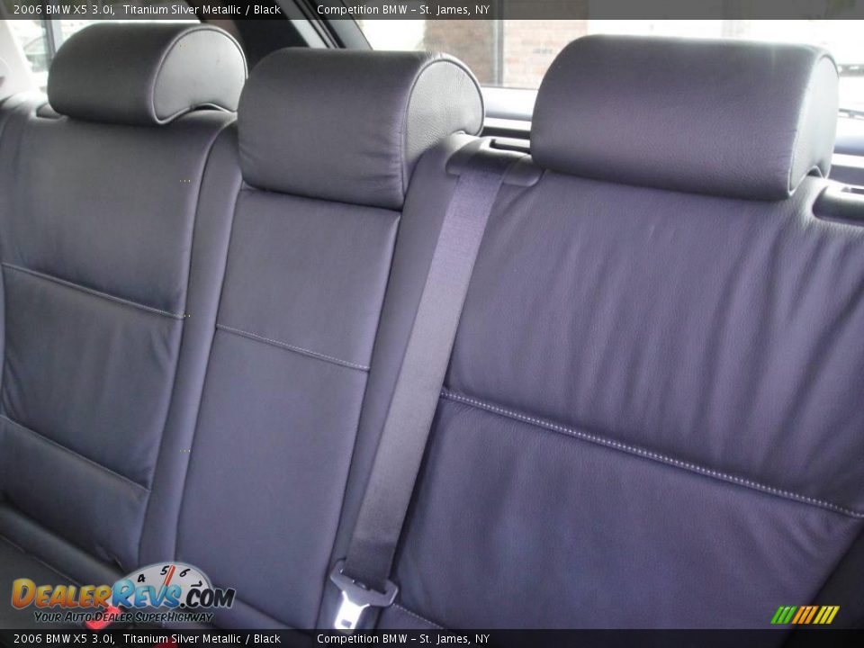 2006 BMW X5 3.0i Titanium Silver Metallic / Black Photo #12
