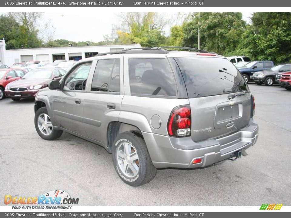 2005 Chevrolet TrailBlazer LS 4x4 Graystone Metallic / Light Gray Photo #8