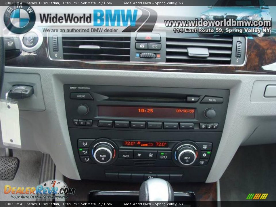 2007 BMW 3 Series 328xi Sedan Titanium Silver Metallic / Grey Photo #12