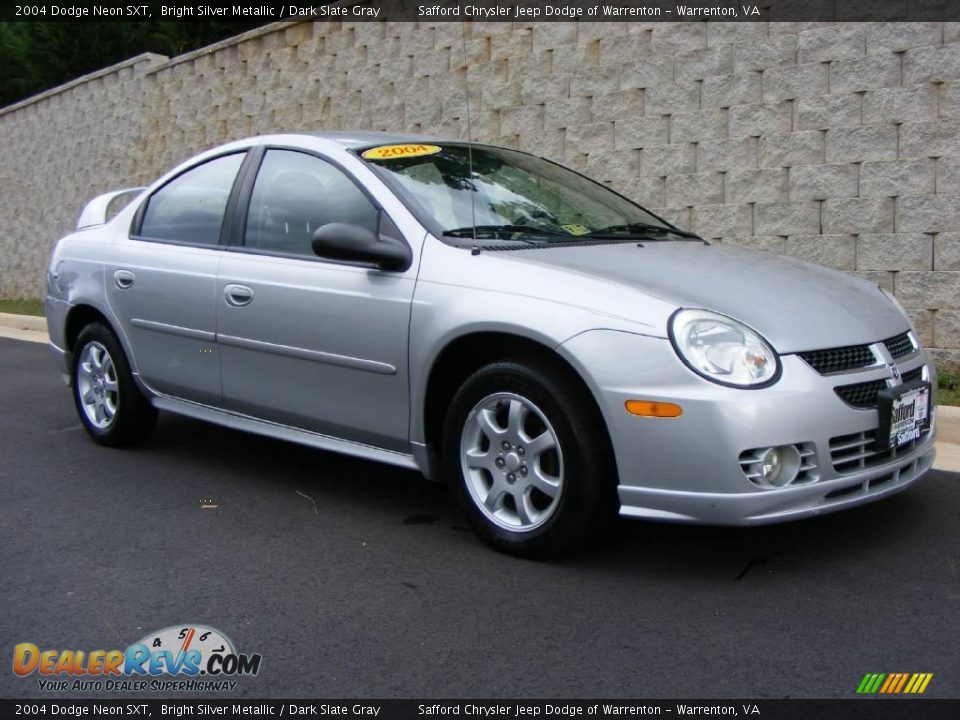2004 Dodge Neon SXT Bright Silver Metallic / Dark Slate Gray Photo #3