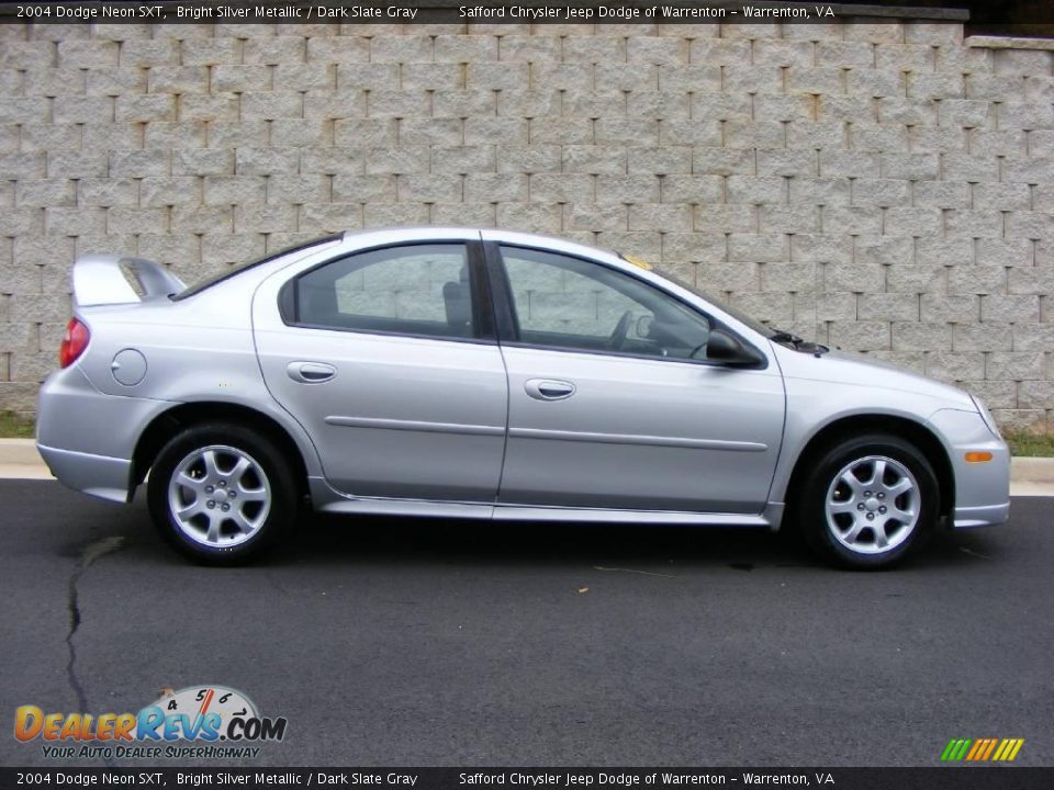 2004 Dodge Neon SXT Bright Silver Metallic / Dark Slate Gray Photo #4