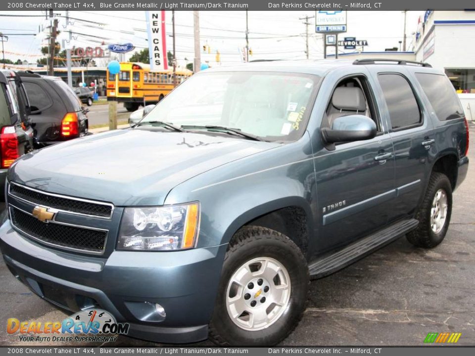 2008 Chevrolet Tahoe LT 4x4 Blue Granite Metallic / Light Titanium/Dark Titanium Photo #1