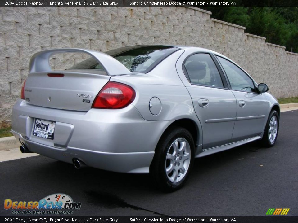 2004 Dodge Neon SXT Bright Silver Metallic / Dark Slate Gray Photo #5